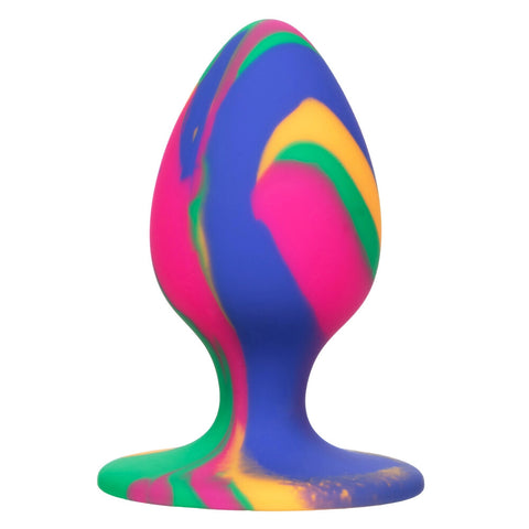 Cheeky Medium Tie Dye Butt Plug Multi Butt Plugs