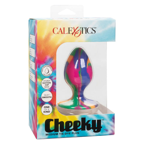 Cheeky Medium Tie Dye Butt Plug Butt Plugs