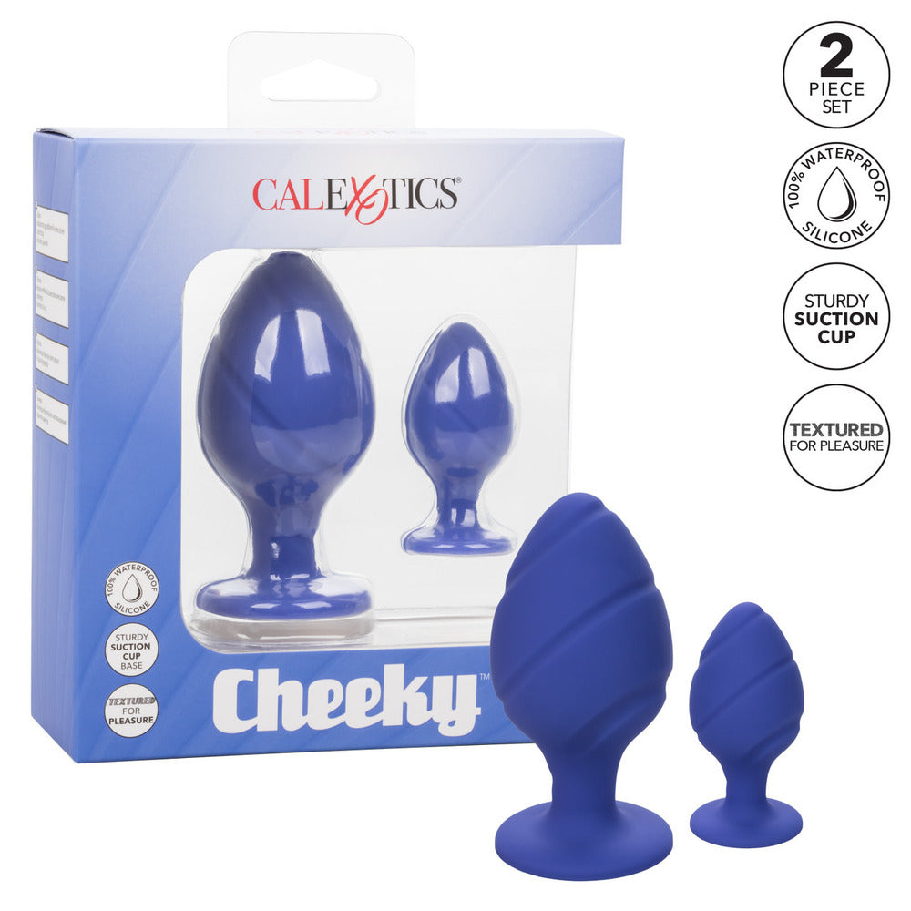 Cheeky Butt Plug Duo (Purple) – Playful Butt Plug Set > Anal Range > Butt Plug Kits