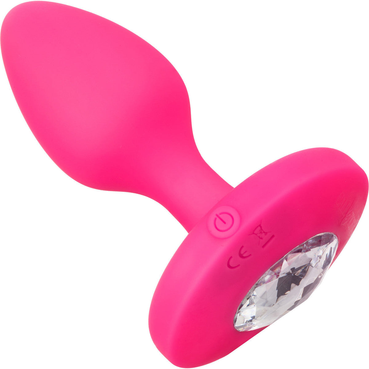 Cheeky Gems Medium Vibrating Probe - Pink