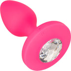 Cheeky Gems Medium Vibrating Probe - Pink