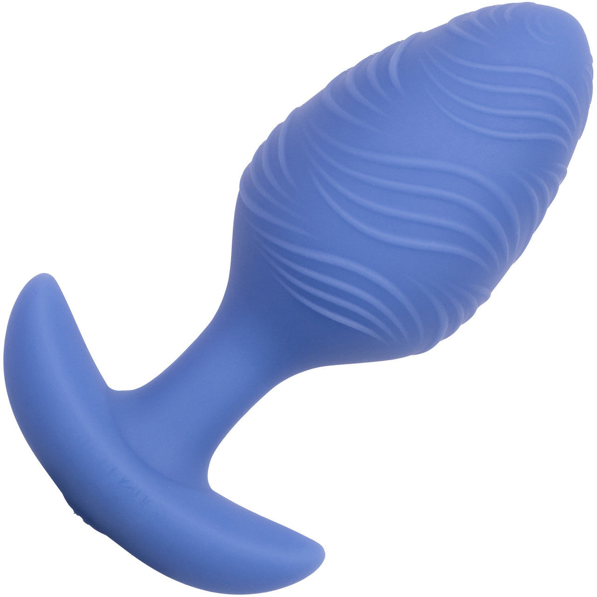 Cheeky™ Vibrating Glow-In-The-Dark Large Blue Silicone Butt Plug with 10 Speeds and Battery > Anal Range > Vibrating Butt Plugs