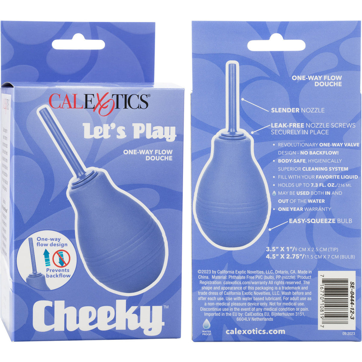 Cheeky One-Way Flow Douche – No-Backflow Valve > Essentials > Douches