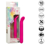 Bliss Liquid Silicone Mini Clitoriffic Vibrator, Pink, 10 Speed Rechargeable > Vibrators > Mini Vibrators