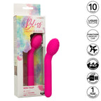 Bliss Liquid Silicone Mini Tulip Pink G-Spot Stimulator with 10 Vibration Speeds > Sex Toys For Ladies > G-Spot Vibrators