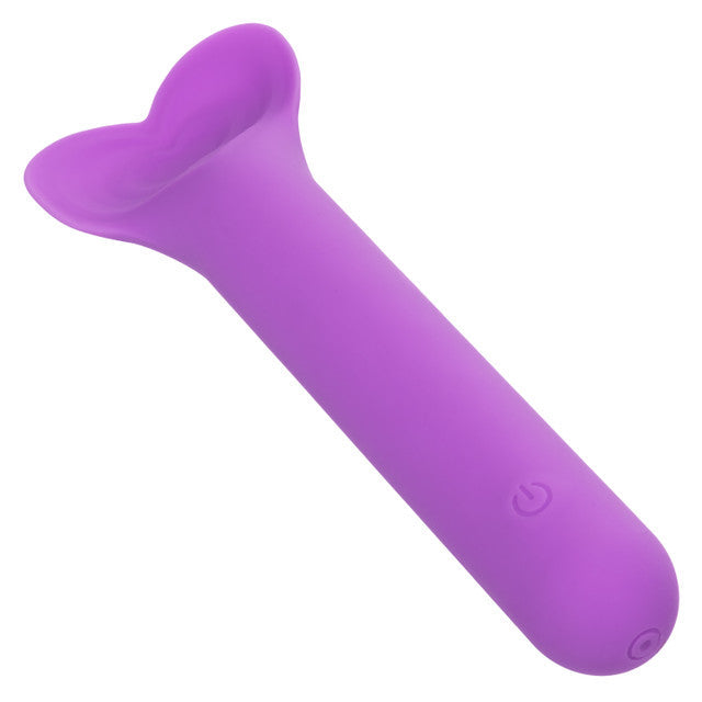 Bliss Liquid Silicone Lover Purple Heart Shaped Mini Vibrator Waterproof > Vibrators > Standard Vibrators