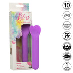 Bliss Liquid Silicone Lover Purple Heart Shaped Mini Vibrator Waterproof > Vibrators > Standard Vibrators