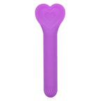 Bliss Liquid Silicone Lover Purple Heart Shaped Mini Vibrator Waterproof > Vibrators > Standard Vibrators