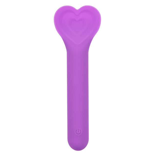 Bliss Liquid Silicone Lover Purple Heart Shaped Mini Vibrator Waterproof > Vibrators > Standard Vibrators
