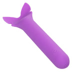 Bliss Liquid Silicone Flutter Vibrator in Purple with 10 Speeds and Design > Vibrators > Mini Vibrators