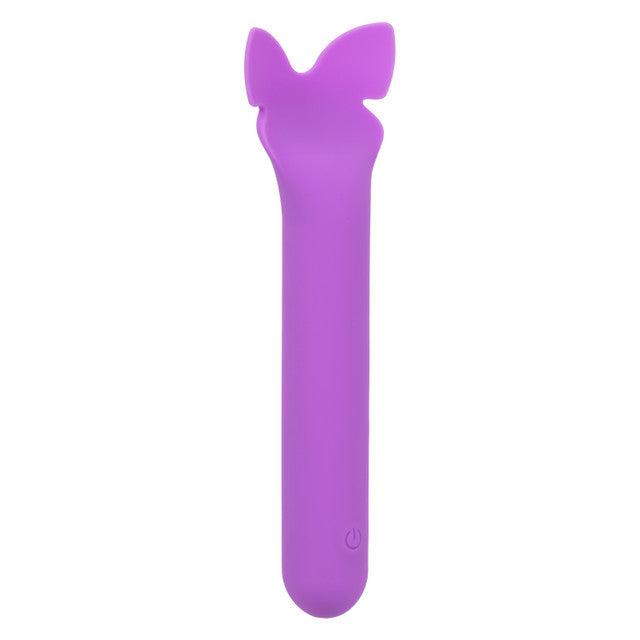 Bliss Liquid Silicone Flutter Vibrator in Purple with 10 Speeds and Design > Vibrators > Mini Vibrators