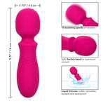 Bliss Liquid Silicone Mini Wand Pink Waterproof 10 Speeds Compact Size > Sex Toys > Mini Massagers