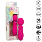 Bliss Liquid Silicone Mini Wand Pink Waterproof 10 Speeds Compact Size > Sex Toys > Mini Massagers
