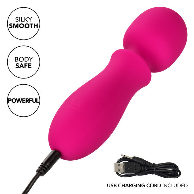 Bliss Liquid Silicone Mini Wand Pink Waterproof 10 Speeds Compact Size > Sex Toys > Mini Massagers