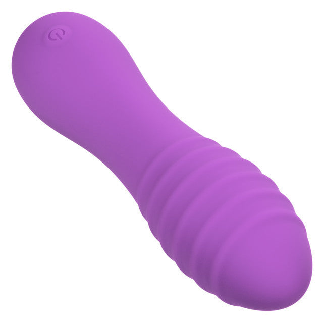 Bliss Liquid Silicone Ripple Massager Purple 10 Speeds Waterproof > Vibrators > Mini Vibrators