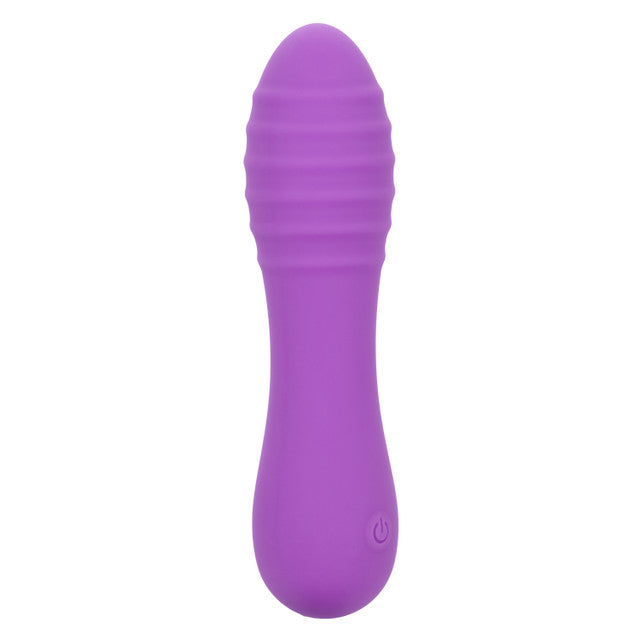 Bliss Liquid Silicone Ripple Massager Purple 10 Speeds Waterproof Secondary image