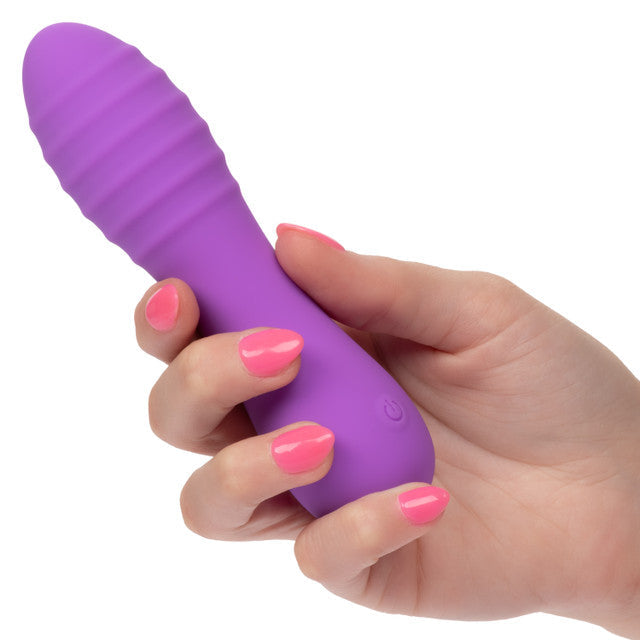 Bliss Liquid Silicone Ripple Massager Purple 10 Speeds Waterproof > Vibrators > Mini Vibrators