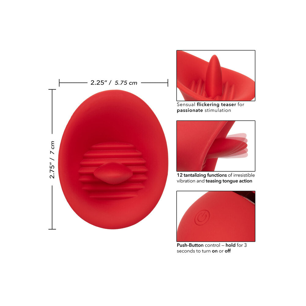 French Kiss Seducer Teasing Tongue Vibrator > Sex Toys For Ladies > Clitoral Vibrators and Stimulators