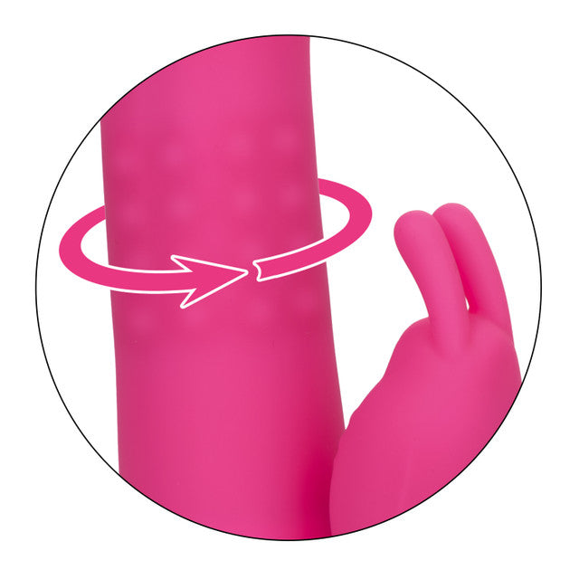 Jack Rabbit Elite Beaded G Rabbit Vibrator in Pink with Dual Stimulation and Rotating Action > Sex Toys For Ladies > G-Spot Vibrators