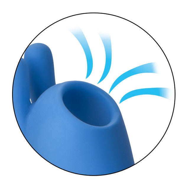 Jack Rabbit Elite Suction Rabbit Blue 8.75 Inch Dual Motors Silicone Vibrator > Vibrators > Ladies > Rabbit