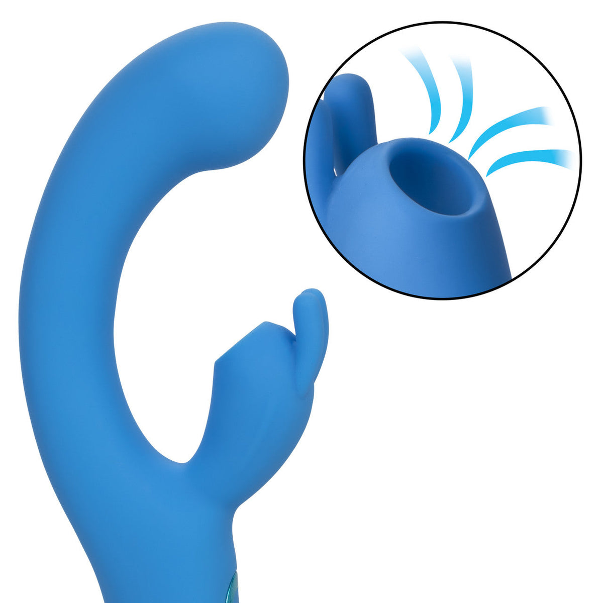 Jack Rabbit Elite Suction Rabbit Blue 8.75 Inch Dual Motors Silicone Vibrator > Vibrators > Ladies > Rabbit