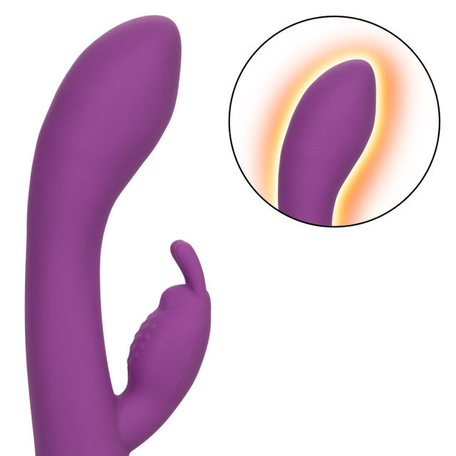 Jack Rabbit Elite Warming Rabbit Purple 9.2 Inch with Heating Function Silicone > Vibrators > Ladies > Rabbit