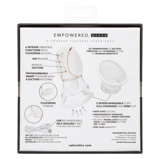 Empowered Smart Pleasure Queen – Suction and Vibrating Clitoral Stimulator > Sex Toys For Ladies > Clitoral Vibrators and Stimulators