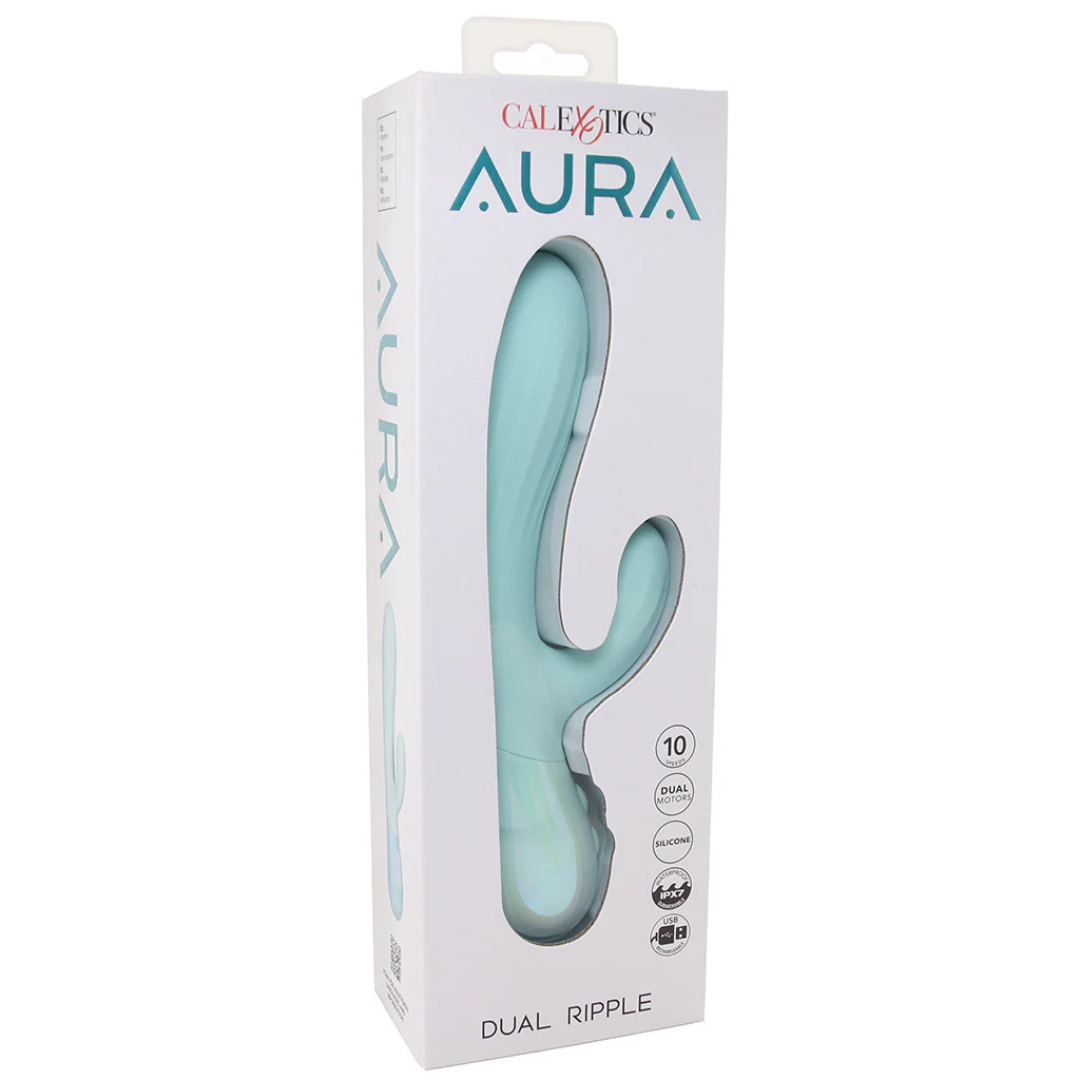 Aura Dual Ripple – Dual Stimulation Vibrator Default Title > Vibrators > Ladies > Rabbit Main image