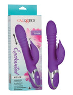 Enchanted Kisser Purple Silicone Rotating and Thrusting Vibrator > Vibrators > Ladies > Rabbit