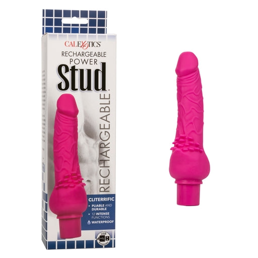 Power Stud Cliterrific Rechargeable Extra Large Flexible Vibrator Pink Default Title Vibrators