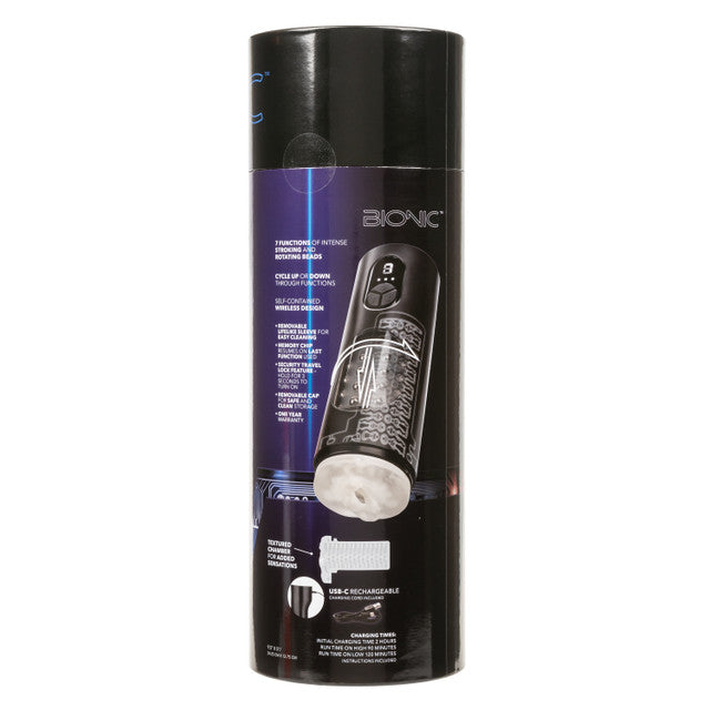 Bionic Beaded Power Stroker with Seven Functions of Stroking and Rotating Beads > Sex Toys For Men > Masturbators Cup