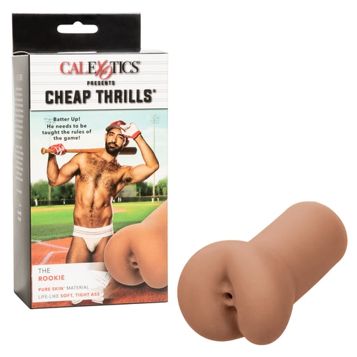 Cheap Thrills The Rookie Compact Flesh Tone Stroker 5.5 Inch with Multi-Textured Chamber and Closed-End Design Default Title Strokers - Manual