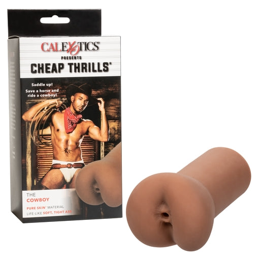 Cheap Thrills The Cowboy Male Stroker 5.5 Inch Soft Pure Skin Material Realistic Textured Suction Sleeve Secondary image
