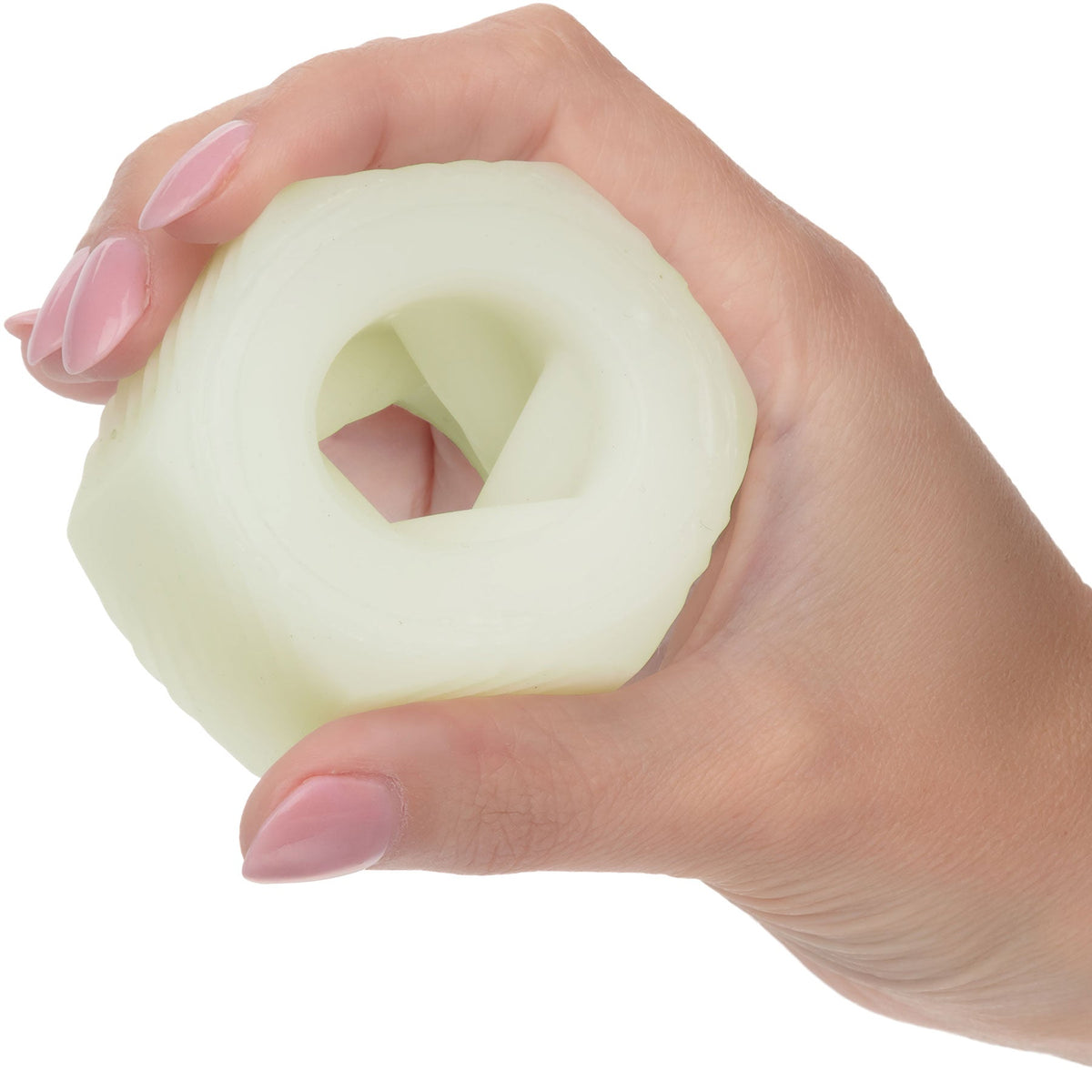 Slop Top™ Nasty Luv® Textured Glow in the Dark Liquid Silicone Stroker > Sex Toys For Men > Masturbators Cup