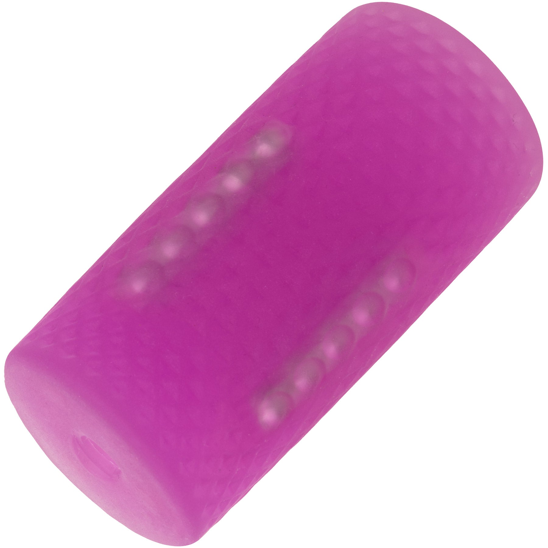 Pop Sock Beaded Purple Textured Soft Stretchy Male Stroker Sleeve Secondary image