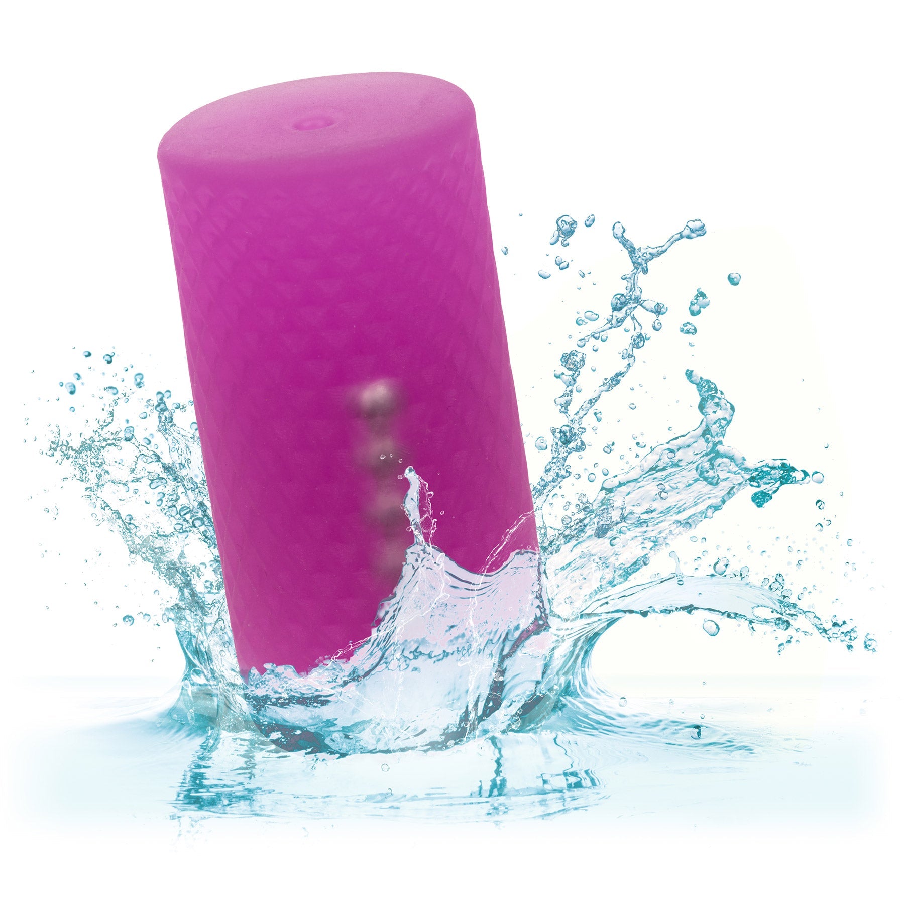 Pop Sock Beaded Penis Stroker By CalExotics - Purple