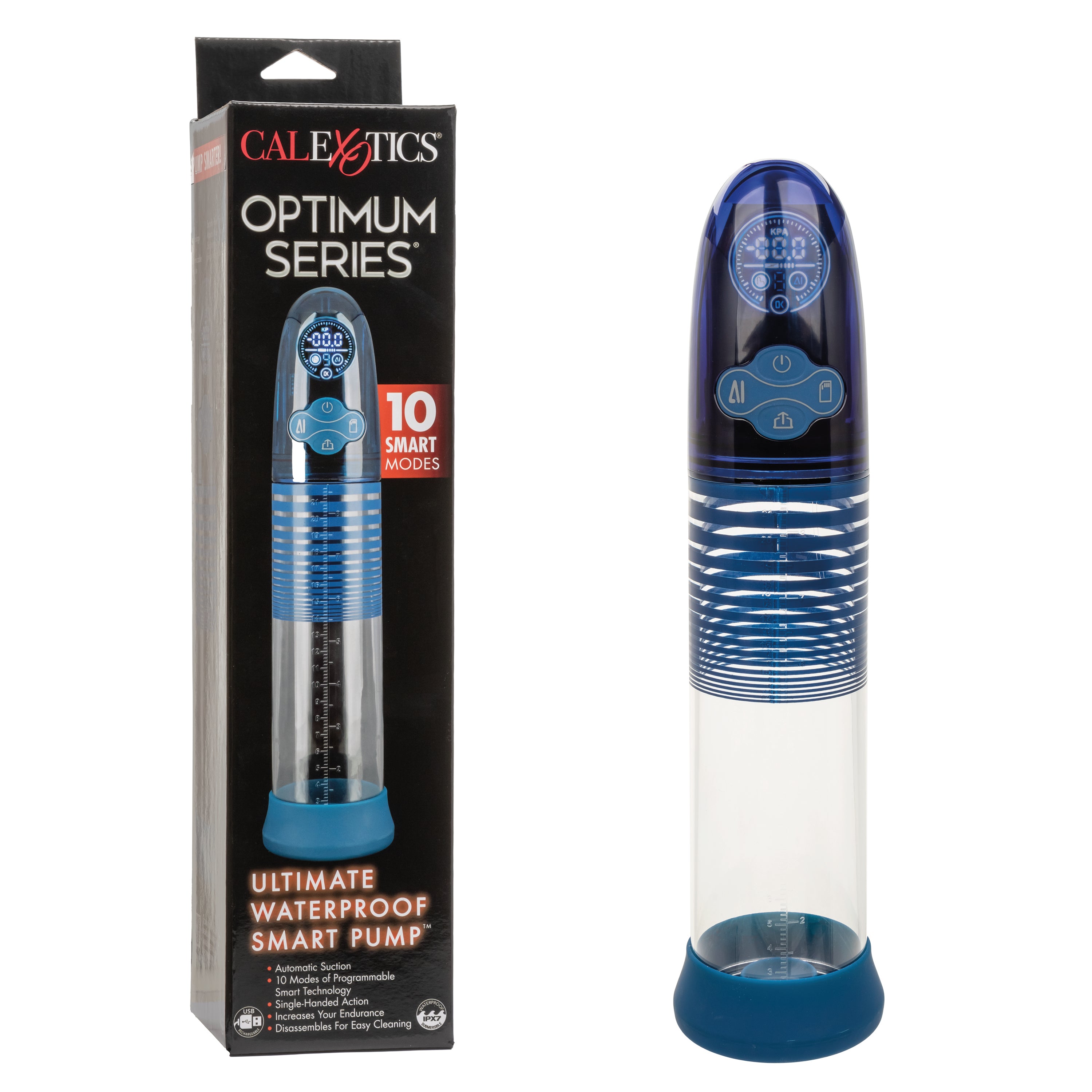 Optimum Series Ultimate Waterproof Smart Pump Blue PUMPS