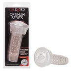 Optimum Series Stroker Pump Sleeve Mouth Transparent Medium Size > Sex Toys For Men > Masturbators > Manual
