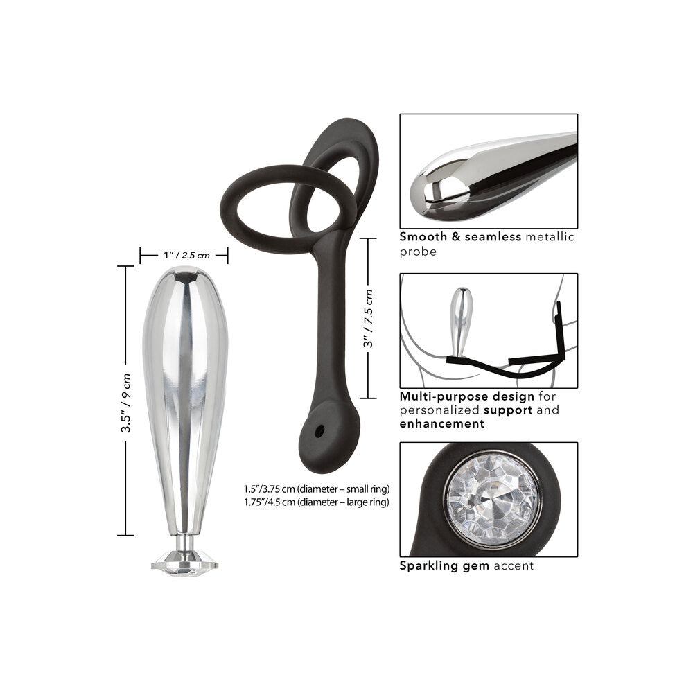 Star Rider Glider Plug And Cockring Enhancer Premium Set > Anal Range > Prostate Plugs