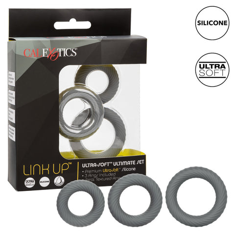 Link Up Ultra Soft Ultimate Cock Ring Set COCK RING Set