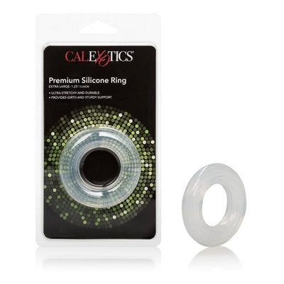 Premium Silicone Ring XL Clear Stretchy Support Ring Oversized Comfort Silicone Ring > Cock Ring > Single