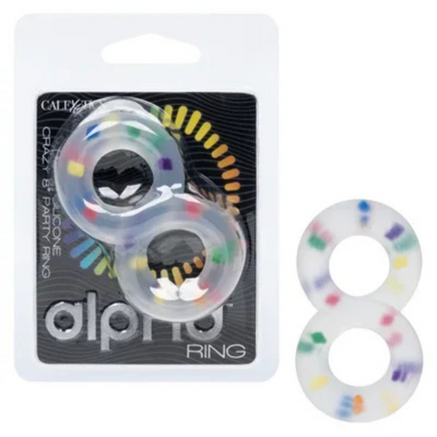 Alpha™ Liquid Silicone Crazy 8® Party Ring COCK RINGS