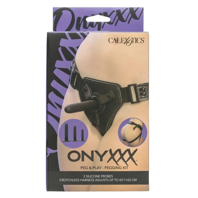 Onyxxx Peg & Play – Silicone Pegging Kit 3 Probes > Dildos > Strap On Harnesses