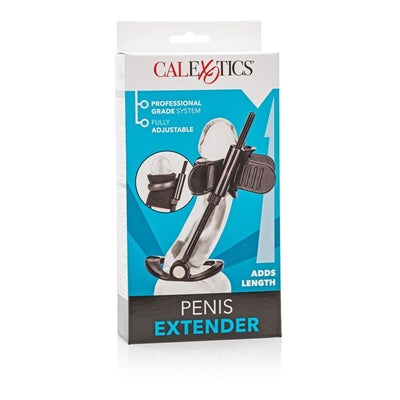 Penis Extender Professional Grade Adjustable Lengthening System with Silicone Strap and Removable Extender Rods Black Penis Extension & Sleeves