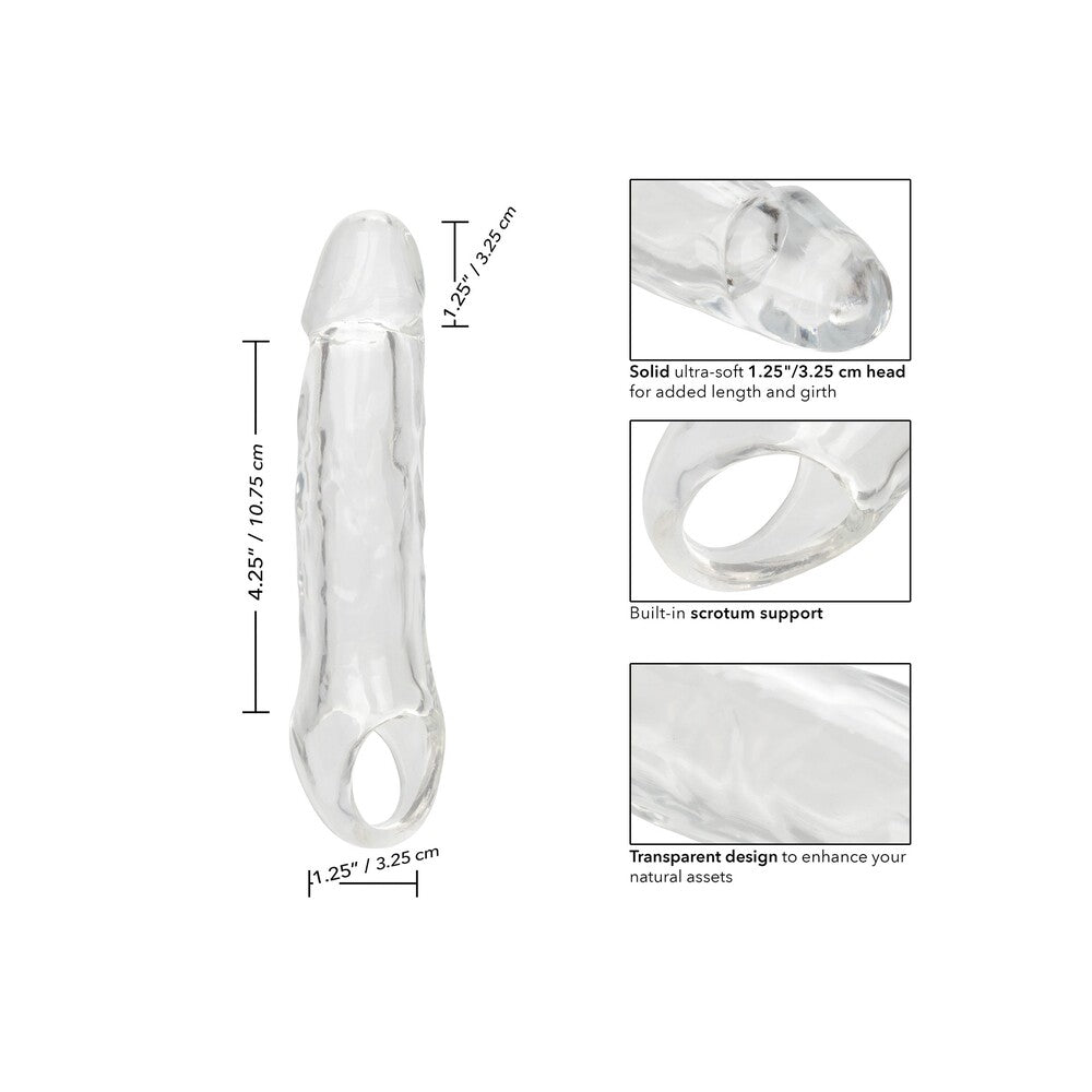CalExotics Performance Maxx Clear Extension 5.5 Inches Penis Extension & Sleeves