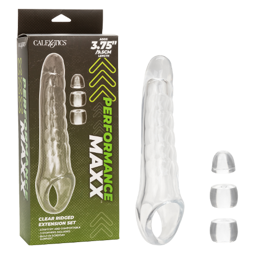Performance Maxx Clear Extension Kit for Enhanced Intimacy Clear SLEEVES