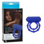 Maximus 10 Bead Rechargeable (Black) – Stretchy Silicone Cock Ring Blue > Cock Ring > Vibrating