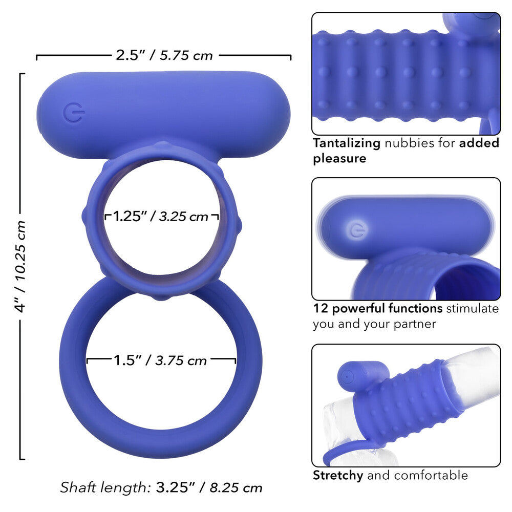 Endless Desires Enhancer – Ribbed Vibrating Cock Sleeve > Sex Toys For Men > Penis Sleeves