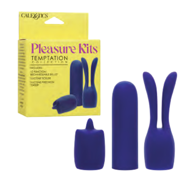 Pleasure Kits Temptation Collection – Rechargeable Bullet Vibrator Kit > Vibrators > Mini Vibrators