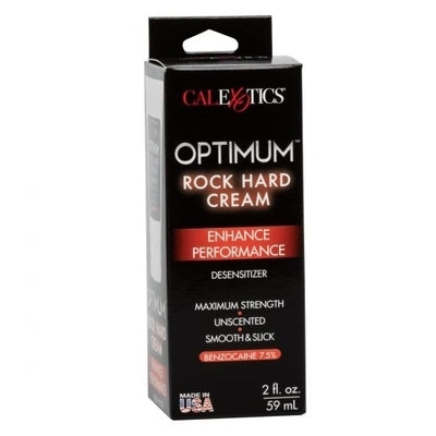 Optimum Rock Hard Cream 2 Oz Unscented Desensitizing Gel Default Title ENHANCERS